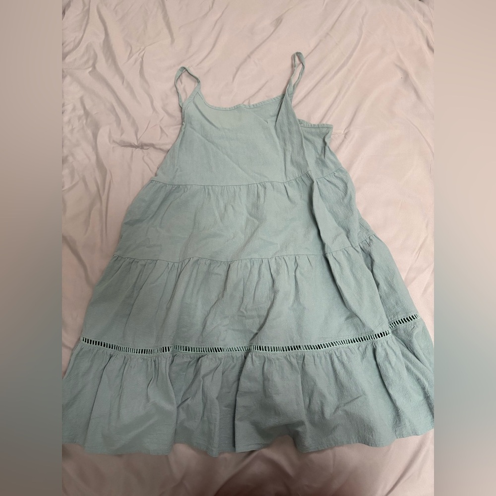 Mint Green Tiered Dress